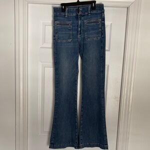 American Eagle Outfitters Blue Flare Jeans